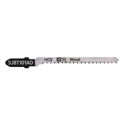 Sealey SJBT101AO Jigsaw Blade Hard Wood 83mm 18tpi - Pack of 5 Sealey