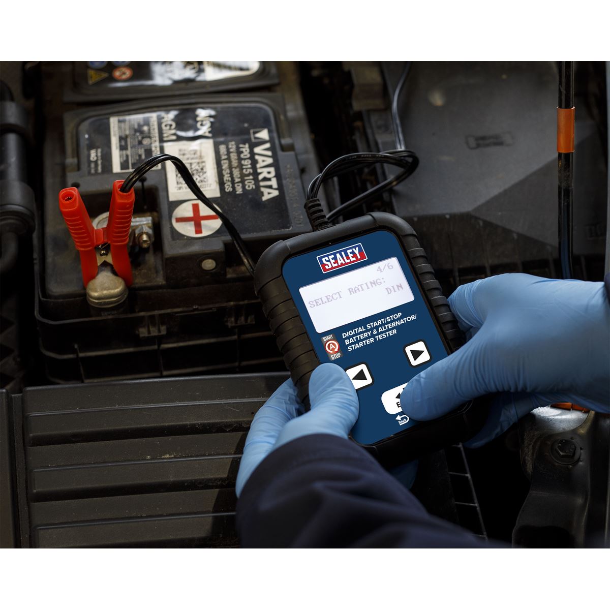 Sealey BT2011 Digital Start/Stop Battery & Alternator/Starter Tester 12/24V Sealey