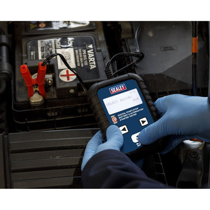 Sealey BT2011 Digital Start/Stop Battery & Alternator/Starter Tester 12/24V Sealey