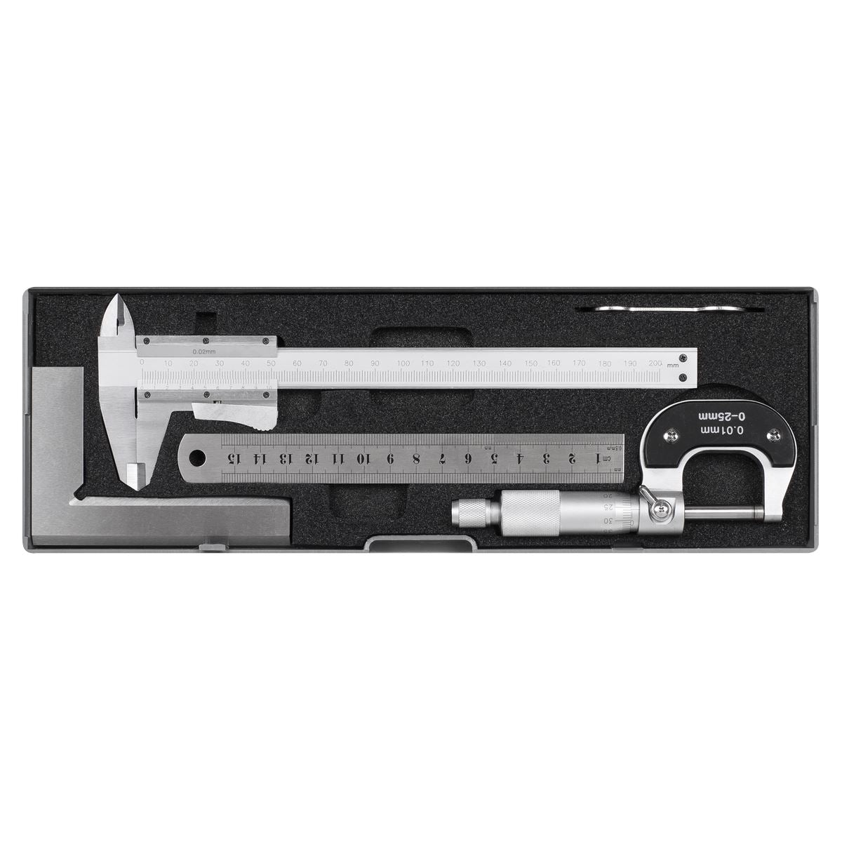 Sealey AK91SET Measuring Tool Set 4pc Sealey