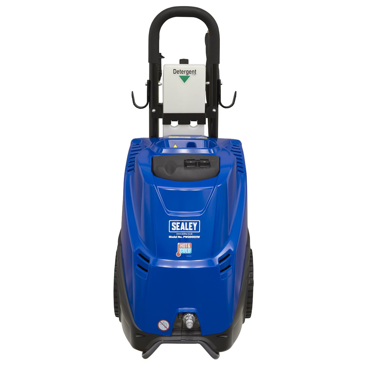 Sealey PW2000HW Hot Water Pressure Washer 135bar 230V Sealey