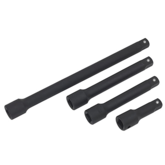Sealey AK5513 Impact Extension Bar Set 4pc 1/2"Sq Drive Sealey