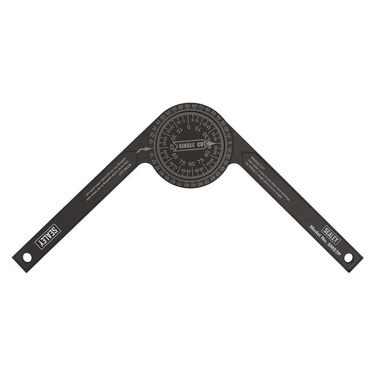 Sealey SMS7P Mitre Saw Protractor - Aluminium Sealey