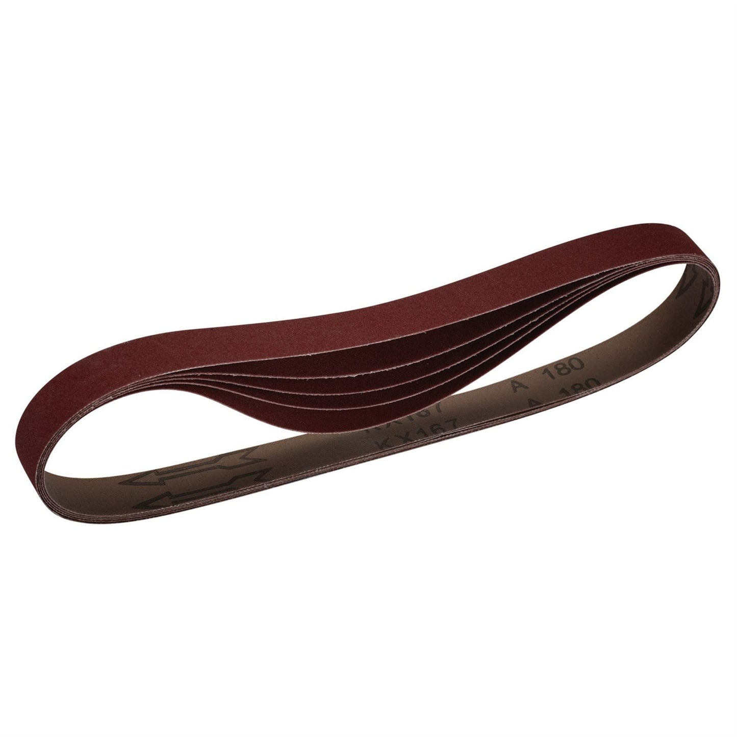Draper 08694 Cloth Sanding Belt 25 x 762mm 40 Grit Pack of 5 Draper