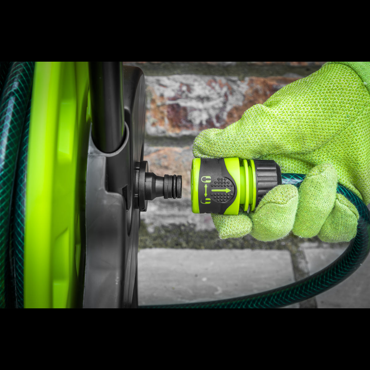 Sealey GH60 Garden Hose Trolley 60m Capacity Sealey