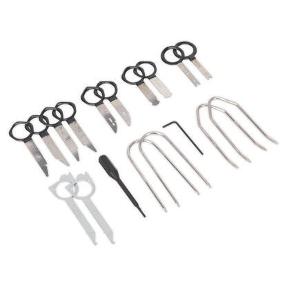 Sealey VS8041 Radio Release Tool Set 18pc Sealey