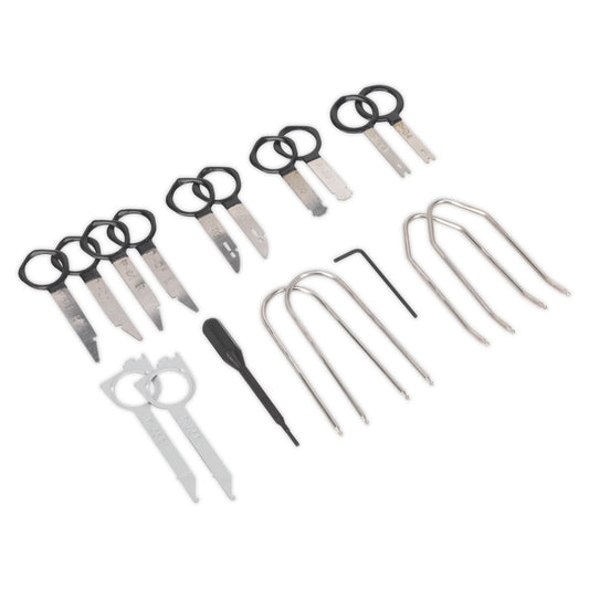 Sealey VS8041 Radio Release Tool Set 18pc Sealey