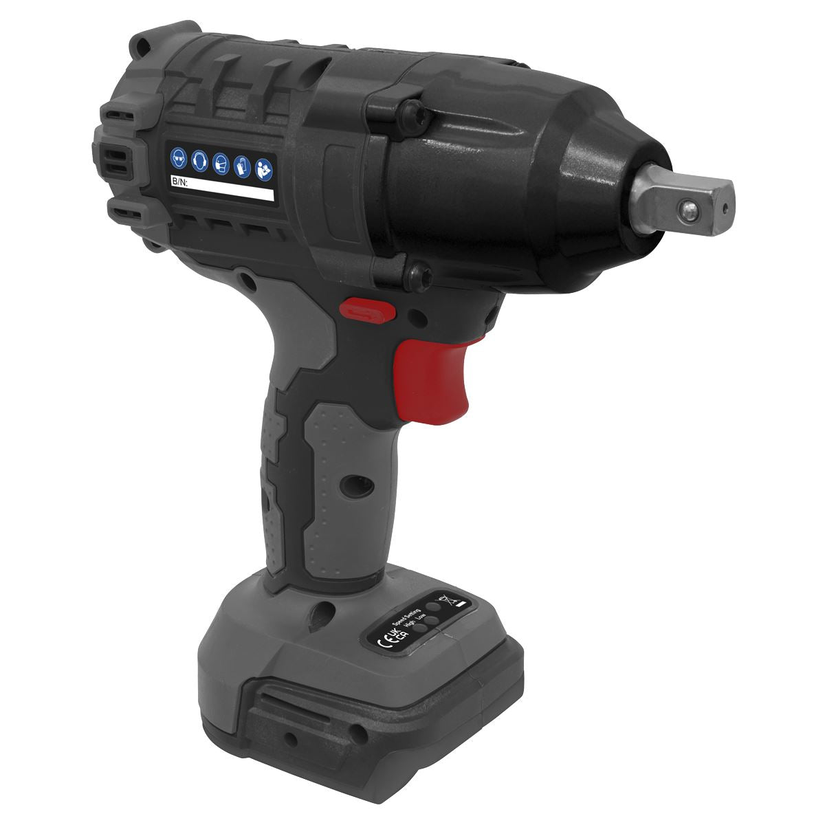 Sealey CP20VPIW Brushless Impact Wrench 20V SV20 Series 1/2"Sq Drive - Body Only Sealey