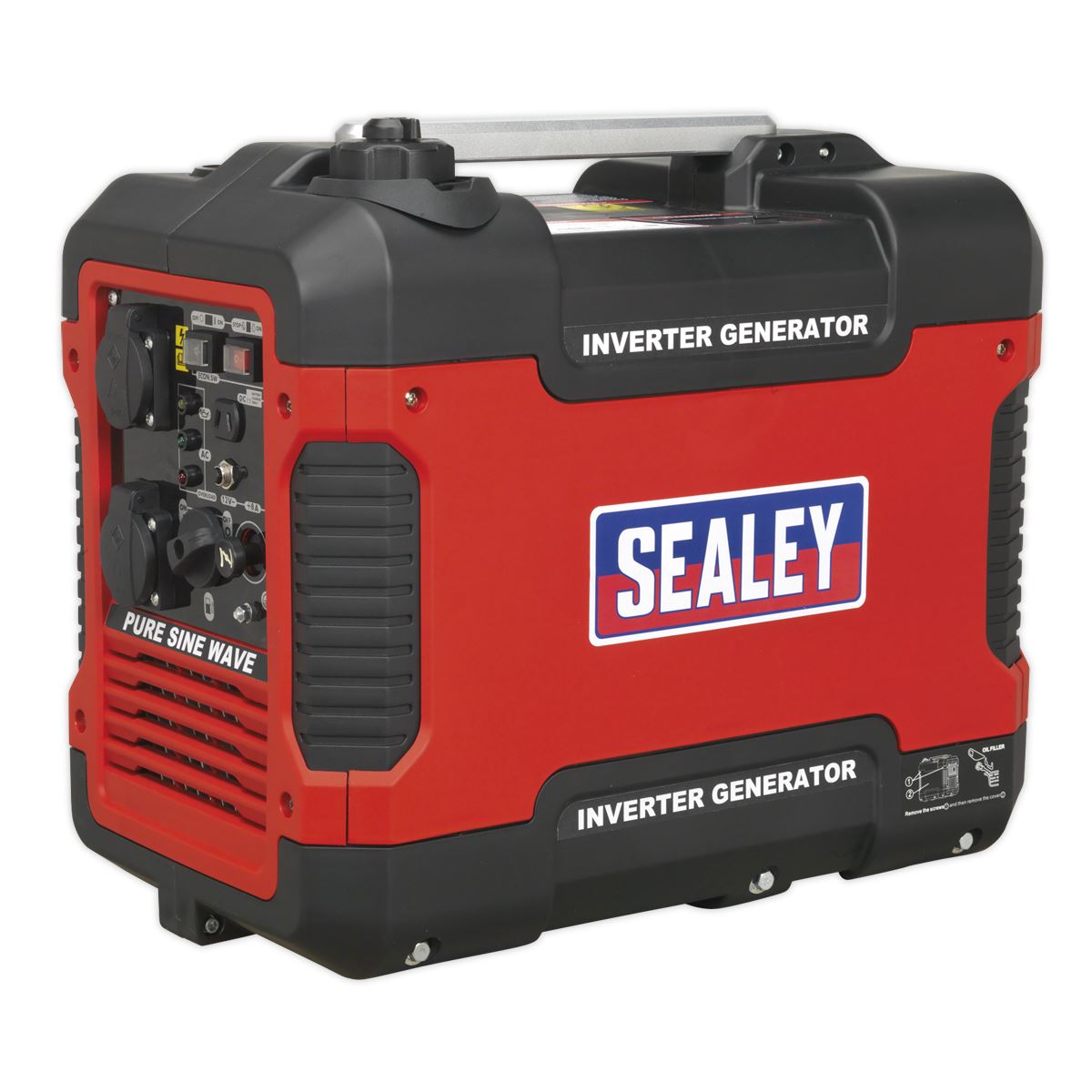 Sealey G2000I Inverter Generator 2000W 230V 4-Stroke Engine Sealey