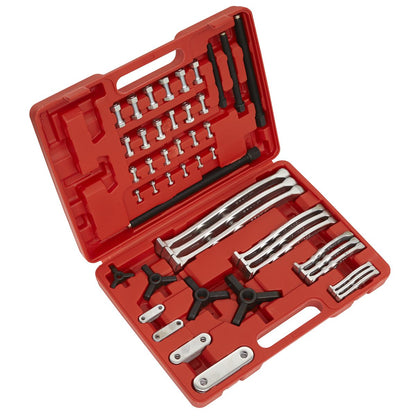 Sealey AK79 Gear Reversible Puller Set 4pc Triple Leg Sealey
