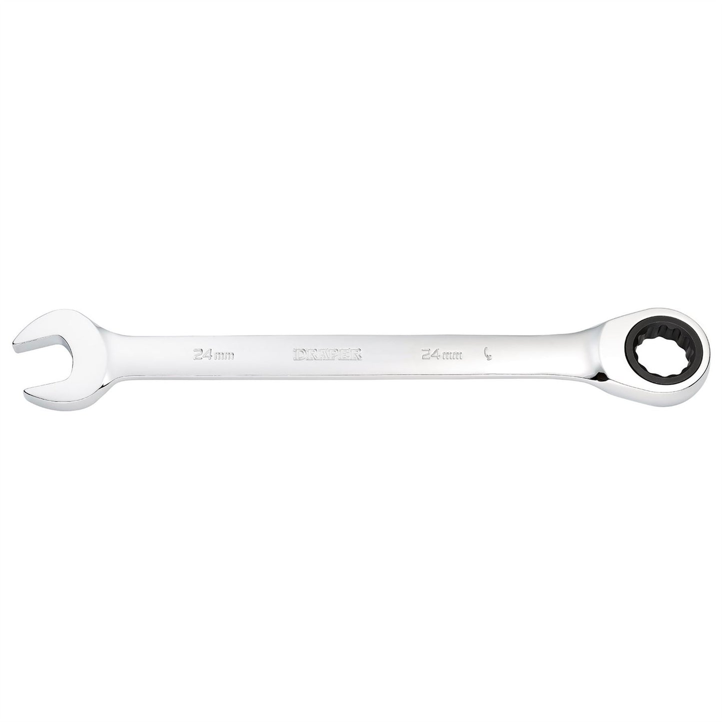 Draper 31023 Metric Ratcheting Combination Spanner 24mm Draper
