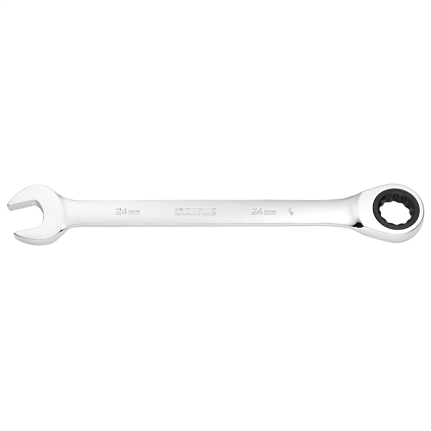 Draper 31023 Metric Ratcheting Combination Spanner 24mm Draper