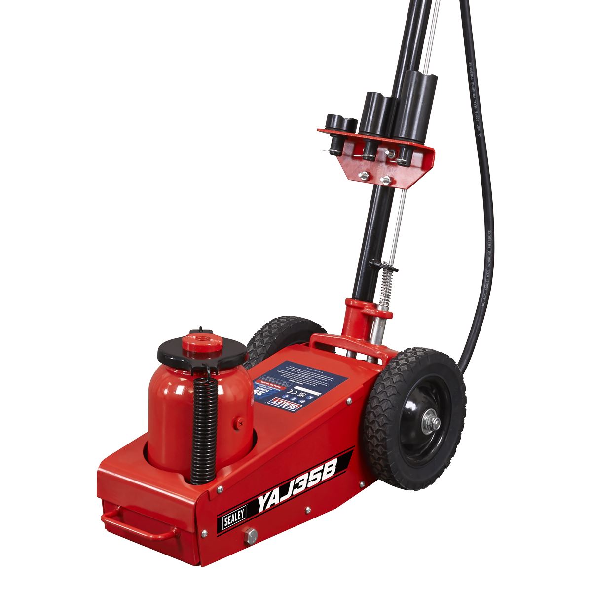 Sealey YAJ35B Air Operated Single Stage Trolley Jack 35 Tonne Sealey