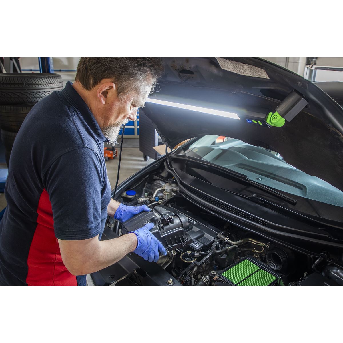 Sealey LED139 Rechargeable Under-Bonnet Light 13W SMD LED Sealey