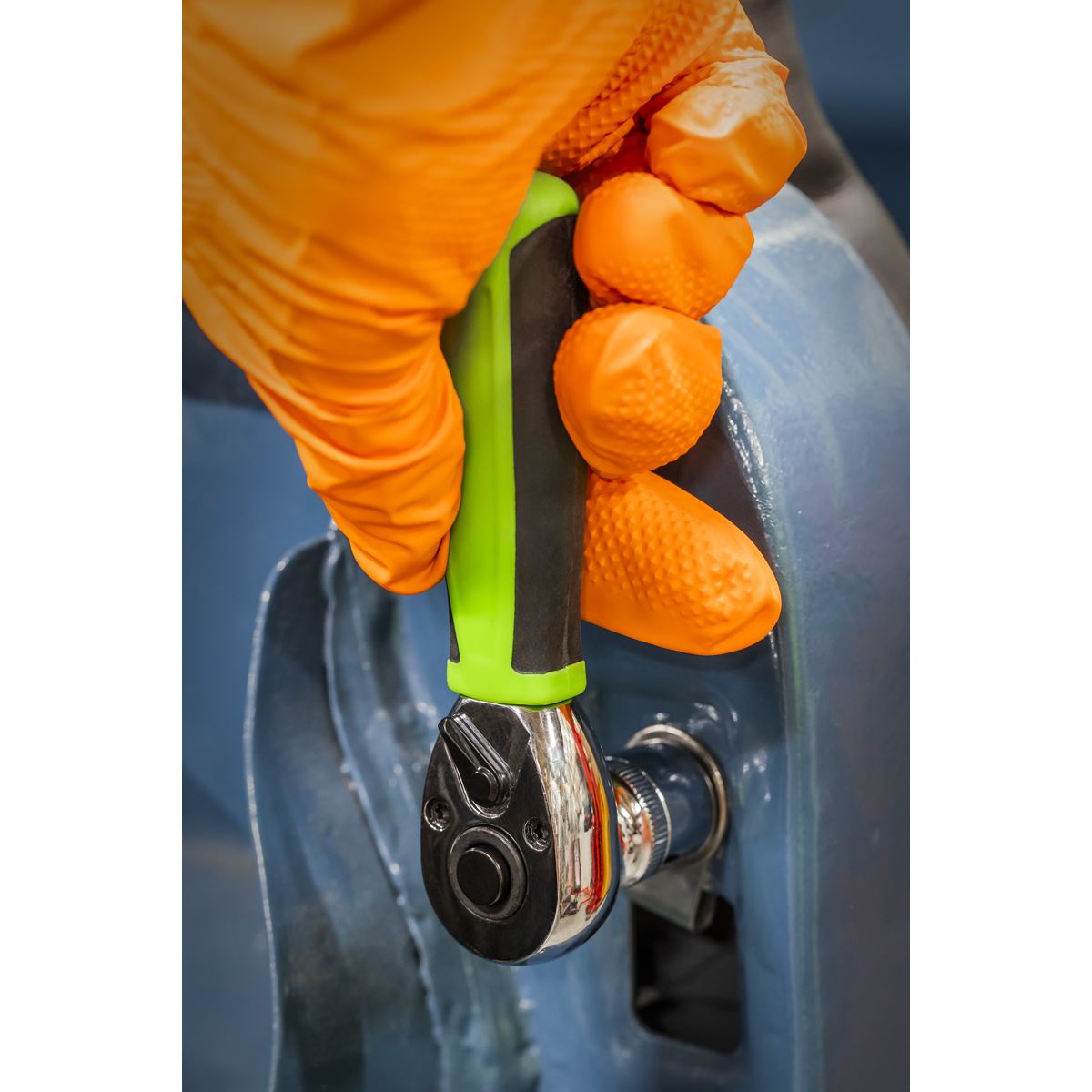 Siegen S01258 Ratchet Wrench 1/4"Sq Drive Stubby – Flip Reverse Sealey