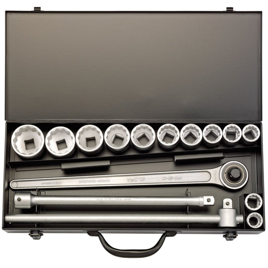 Elora 00369 Imperial Socket Set 3/4" Sq. Dr. 15 Piece Elora