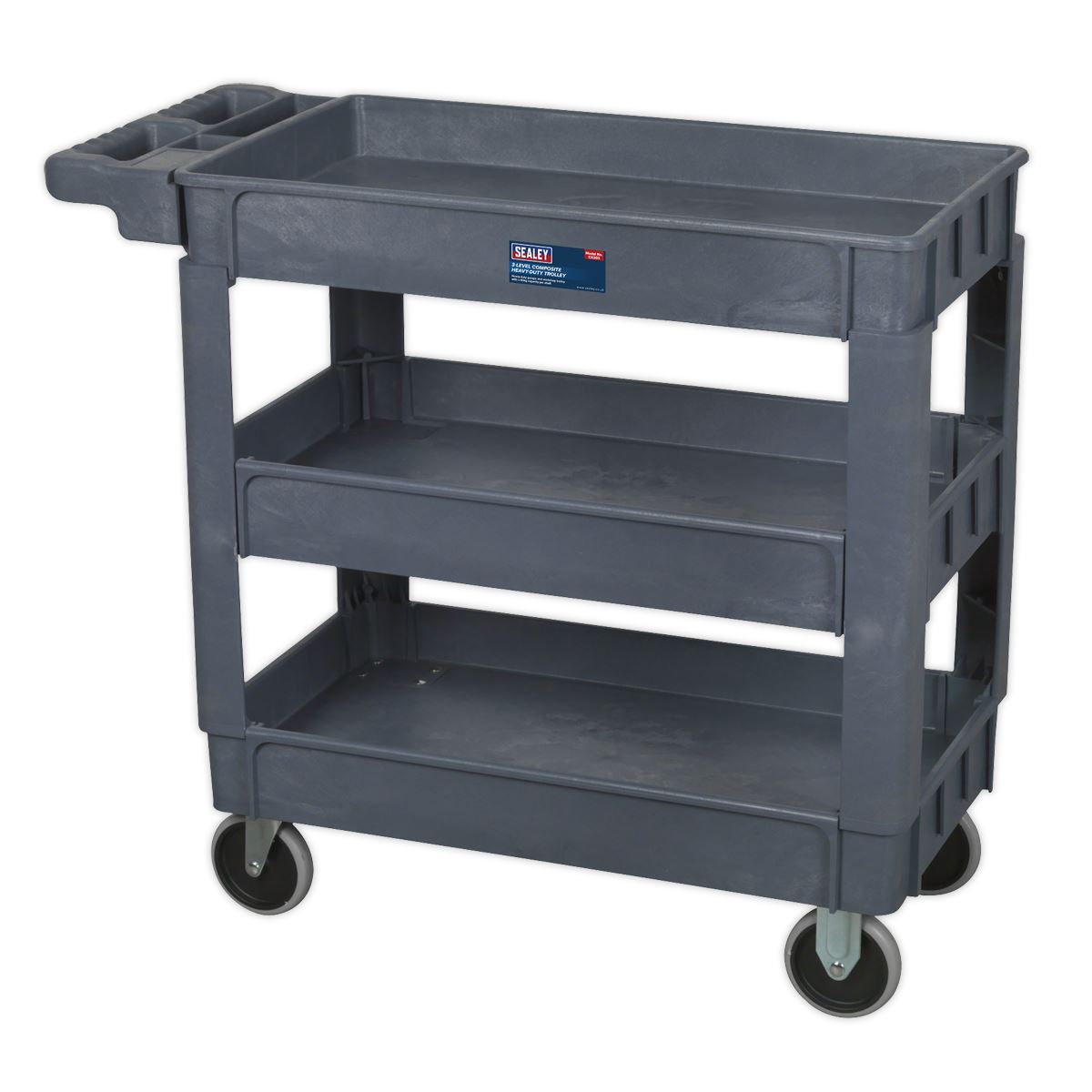 Sealey CX203 Trolley 3-Level Composite Heavy-Duty Sealey