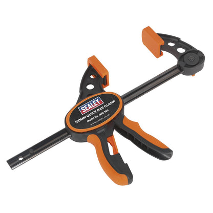 Sealey QBC1502 Quick Bar Clamp 150mm - 2pc Set Sealey