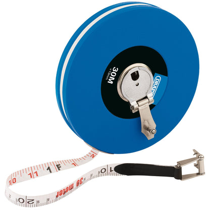 Draper 88216 Fibreglass Measuring Tape Class III 30m/100ft x 13mm Draper