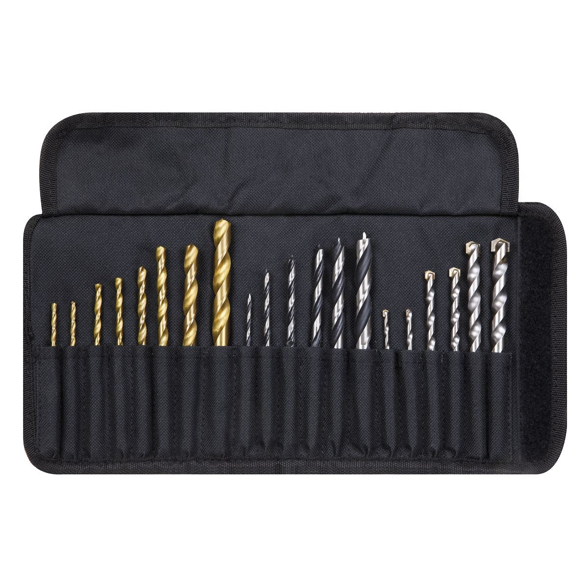 Sealey AK4720 1/4"Hex Shank Assorted Drill Bit Set 20pc Sealey