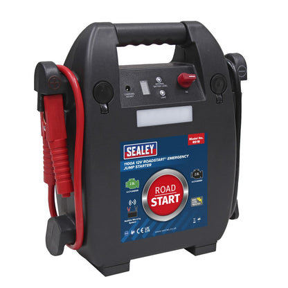 Sealey RS1B RoadStart® Emergency Jump Starter 12V 2L 4-Cylinder Sealey