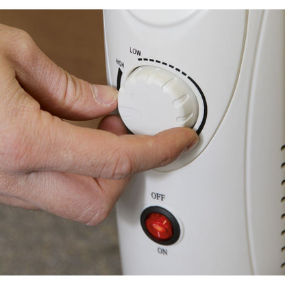 Sealey RD800 Oil-Filled Radiator Mini 800W/230V 6-Element Sealey