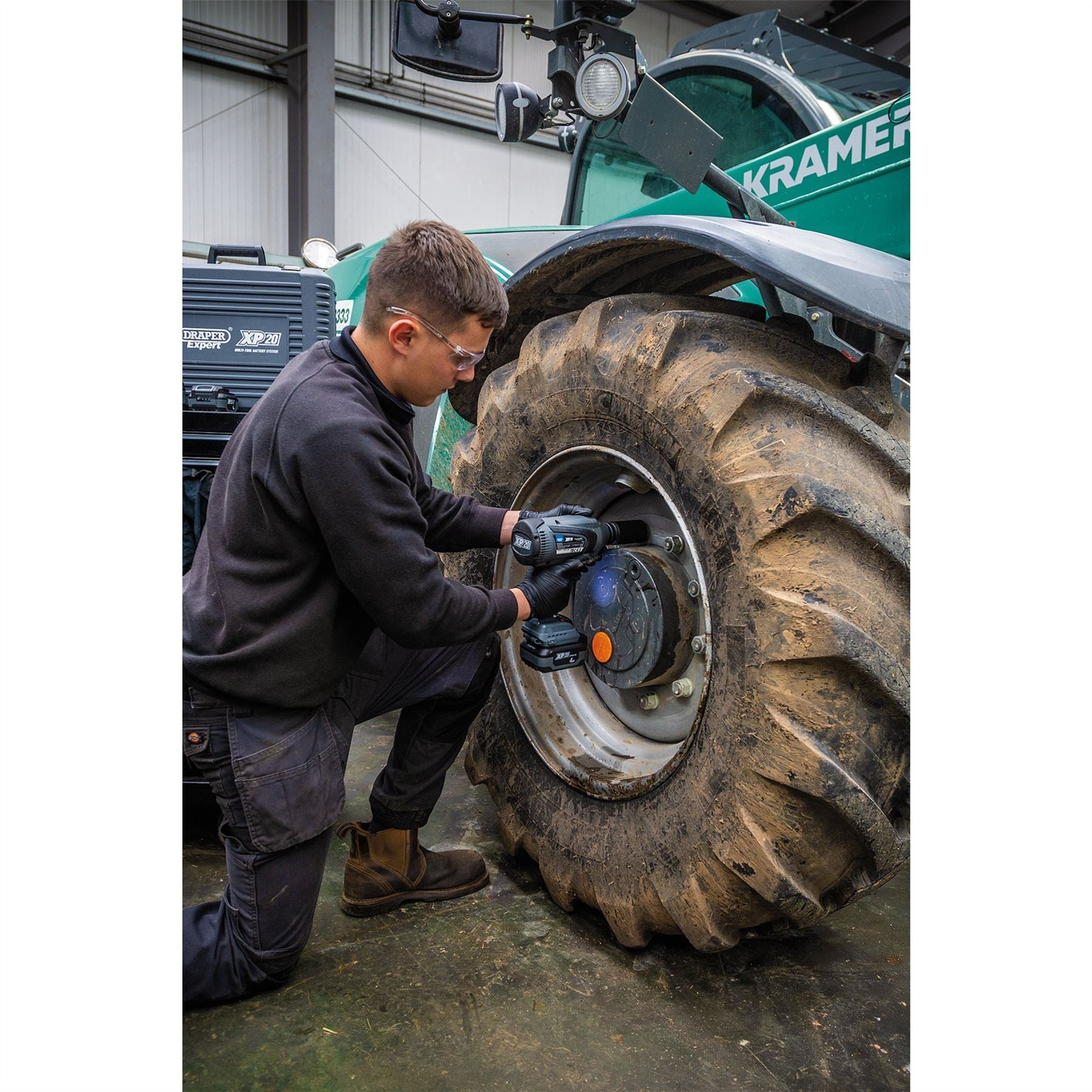 Draper 79367 XP20 20V Brushless Impact Wrench 3/4" Sq. Dr. 1060Nm Sold Bare Draper