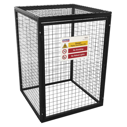 Sealey GCSC447 Safety Cage - 4 x 47kg Gas Cylinders Sealey