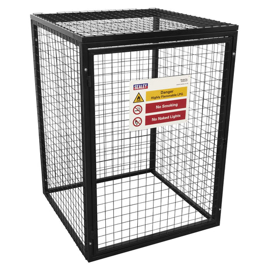 Sealey GCSC447 Safety Cage - 4 x 47kg Gas Cylinders Sealey