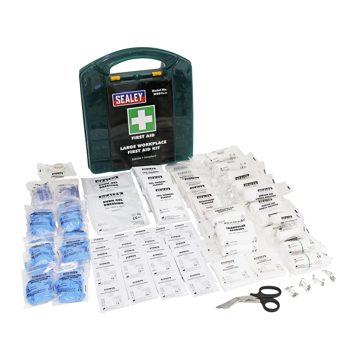 Sealey SFA01L First Aid Kit Large - BS 8599-1 Compliant Sealey