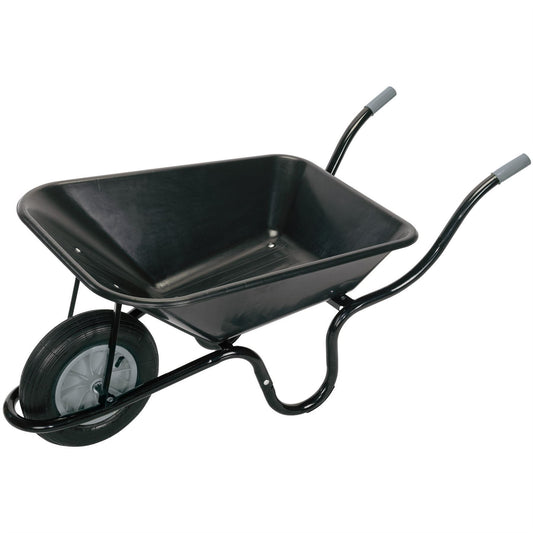 Draper 17993 Heavy Duty Plastic Tray Contractors Wheelbarrow 85L Draper