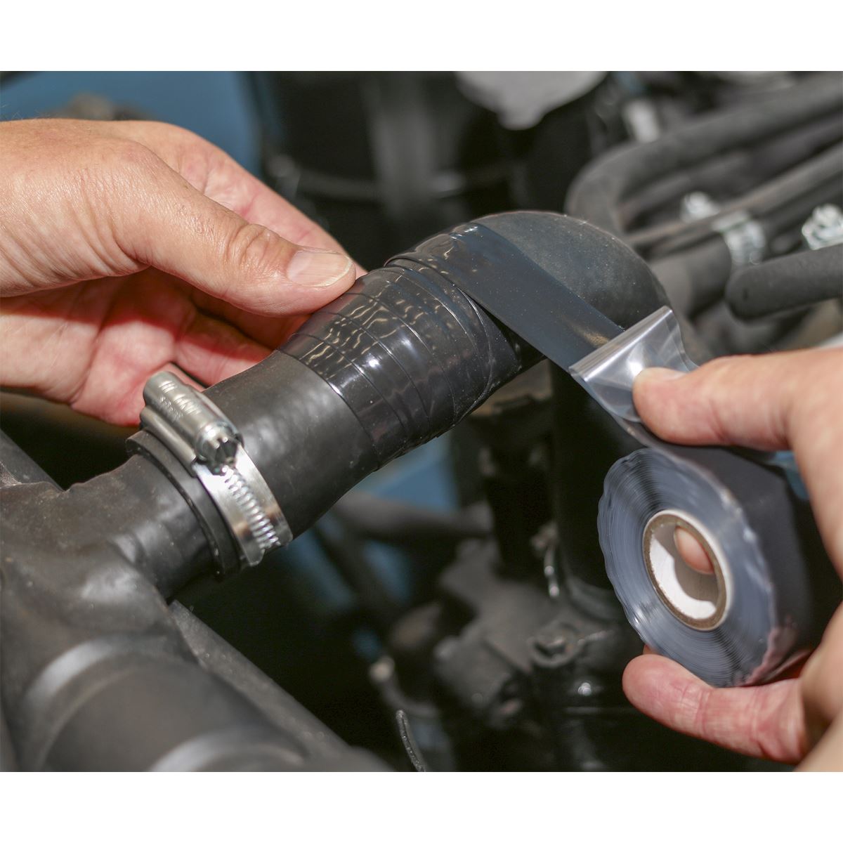 Sealey ST5B Silicone Repair Tape 5m Black Sealey