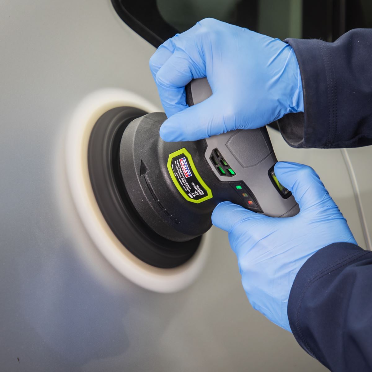 Sealey CP108VSP Dual Action Sander/Polisher Kit 10.8V 2Ah SV10.8 Series Ø150mm Sealey