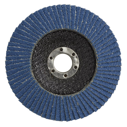 Sealey FD10060 Flap Disc Zirconium Ø100mm Ø16mm Bore 60Grit Sealey