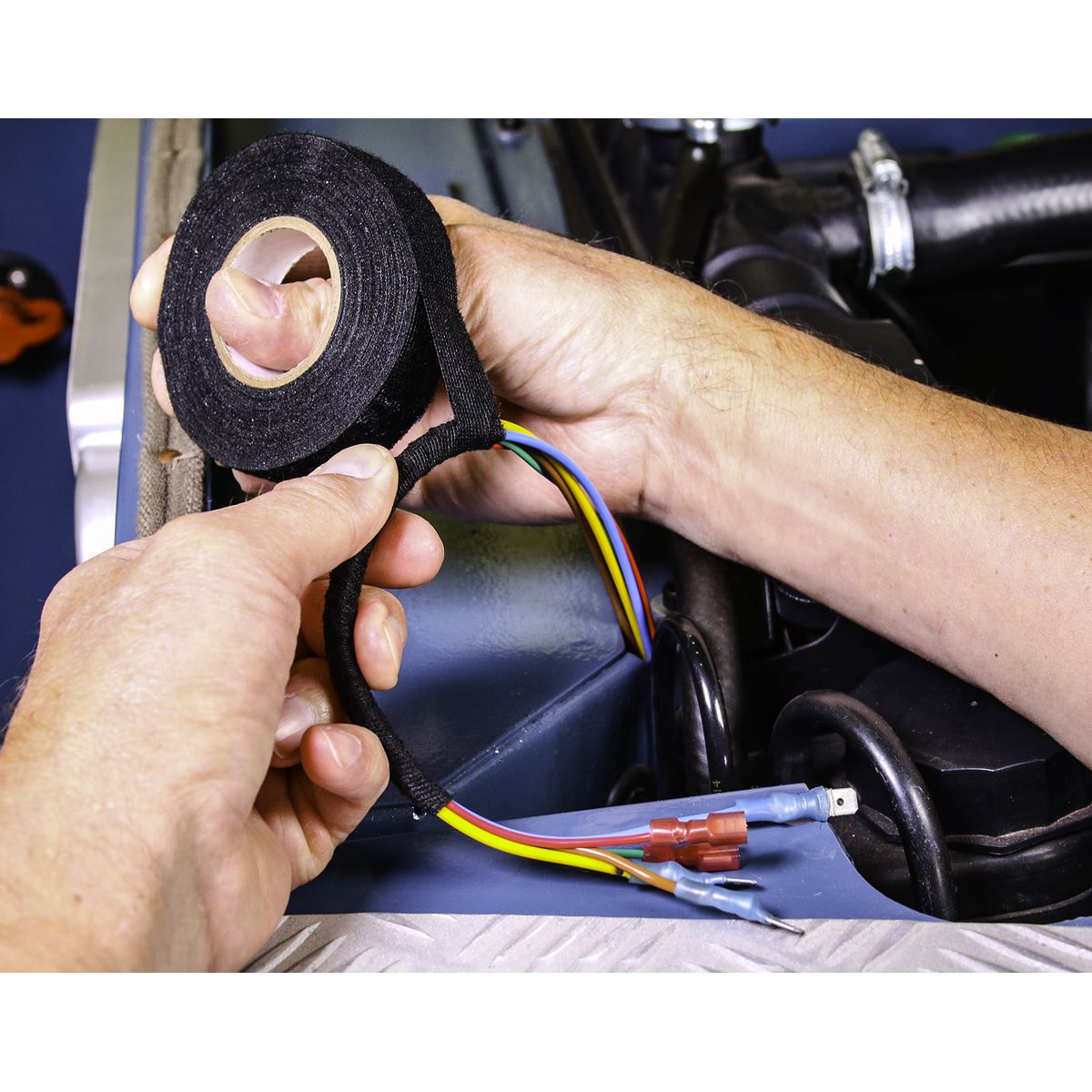 Sealey FT01 Fleece Tape 19mm x 15m Black Sealey