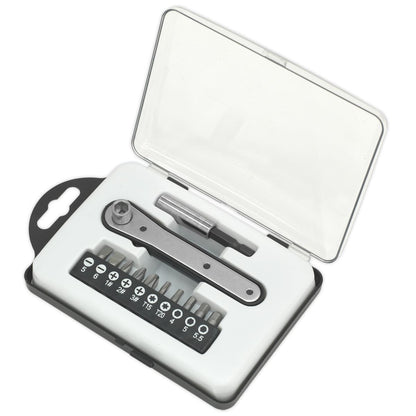 Siegen S0775 Ratchet Driver Bit Set 12pc Siegen