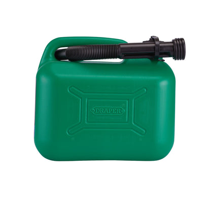 Draper 09052 Plastic Fuel Can 5L Green Draper