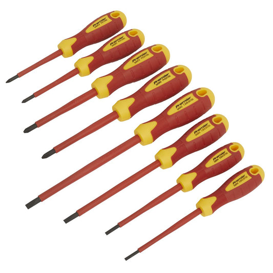 Sealey AK6124 Screwdriver Set 8pc VDE Approved Sealey