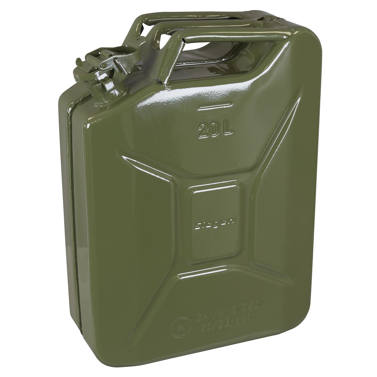 Sealey JCY20G Jerry Can - Green 20L Sealey