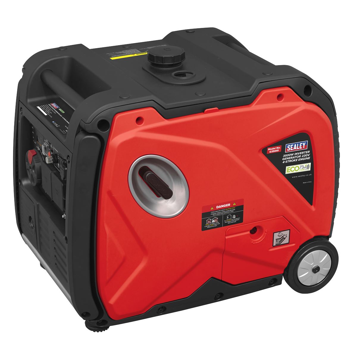 Sealey G3500I 3500W Inverter Generator 230V - 4-Stroke Engine Sealey
