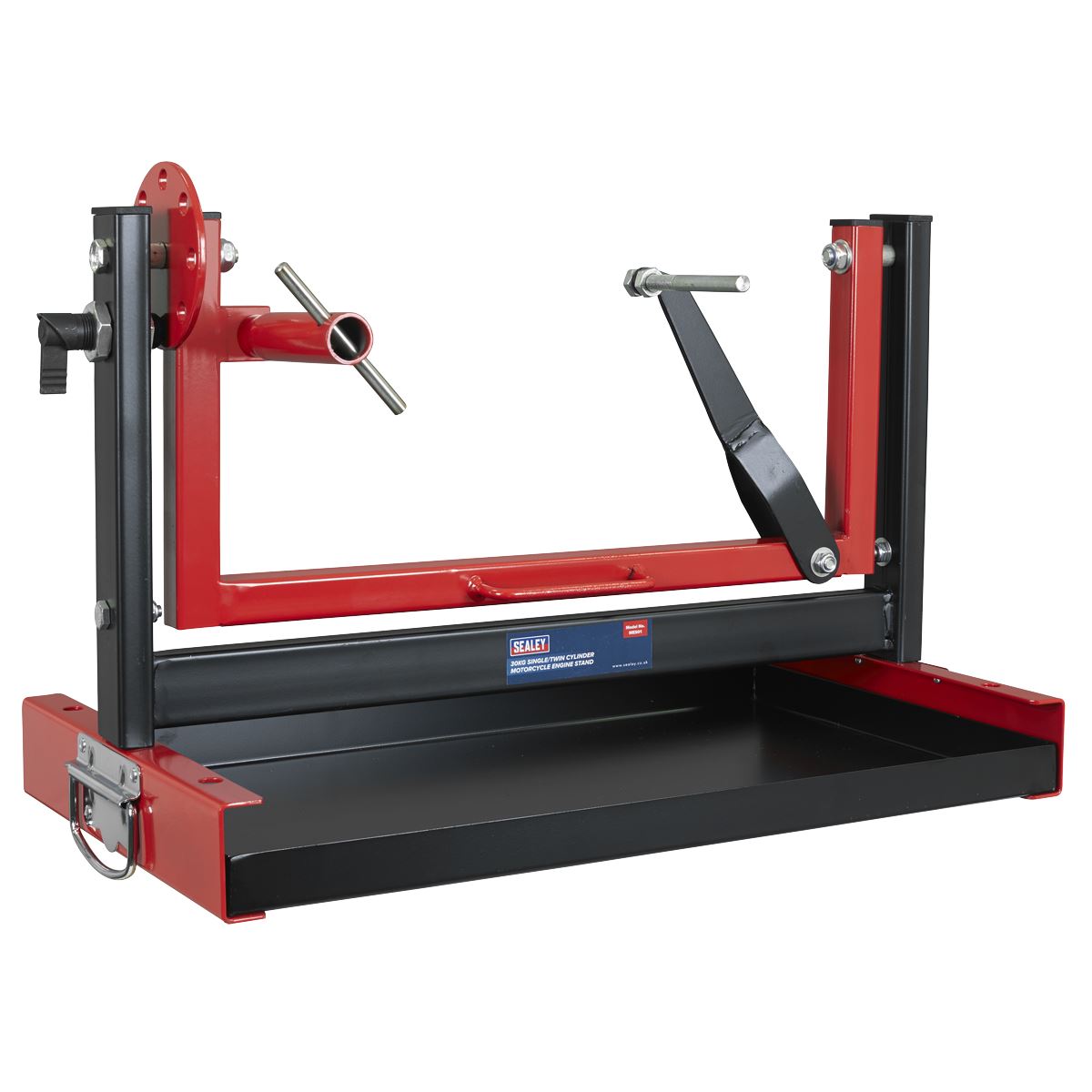 Sealey MES01 Motorcycle Engine Stand Single/Twin Cylinder 30kg Capacity Sealey