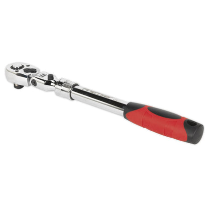 Sealey AK6682 Flexi-Head Ratchet Wrench 1/2"Sq Drive Extendable Sealey