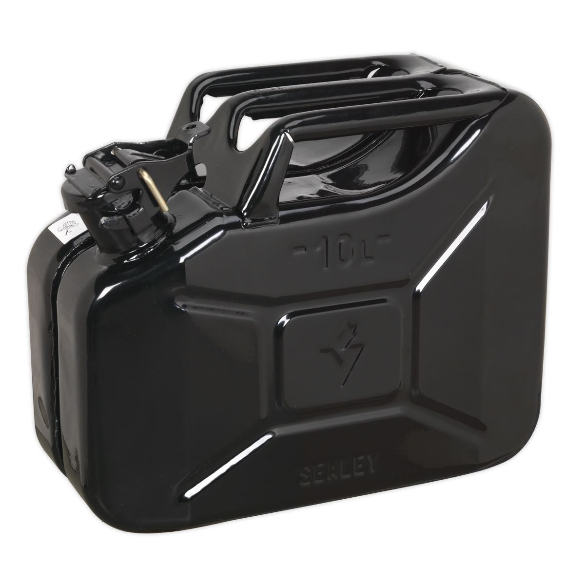 Sealey JC10B Jerry Can 10L - Black Sealey