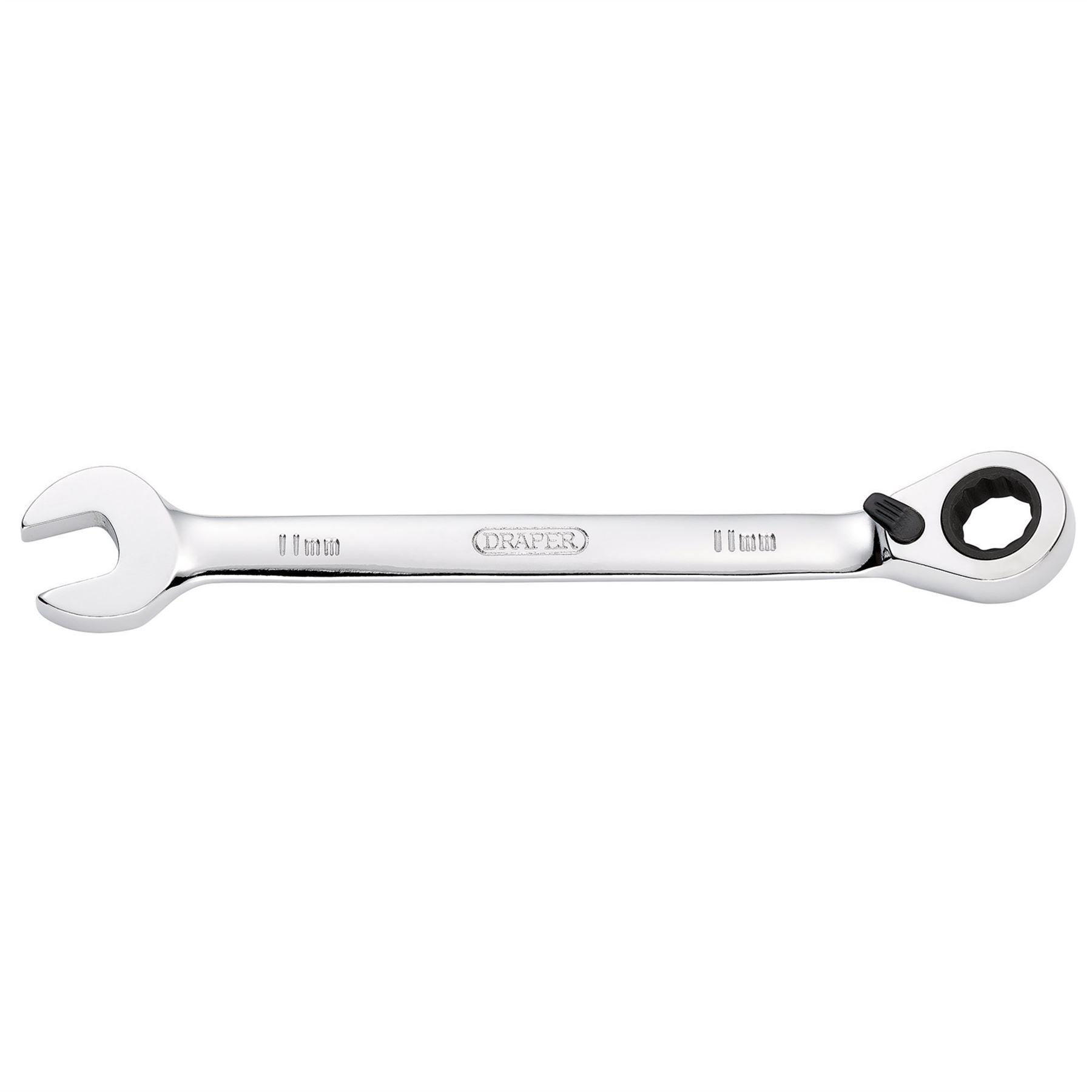 Draper 51977 HI-TORQ® Metric Reversible Ratcheting Combination Spanner 11mm Draper