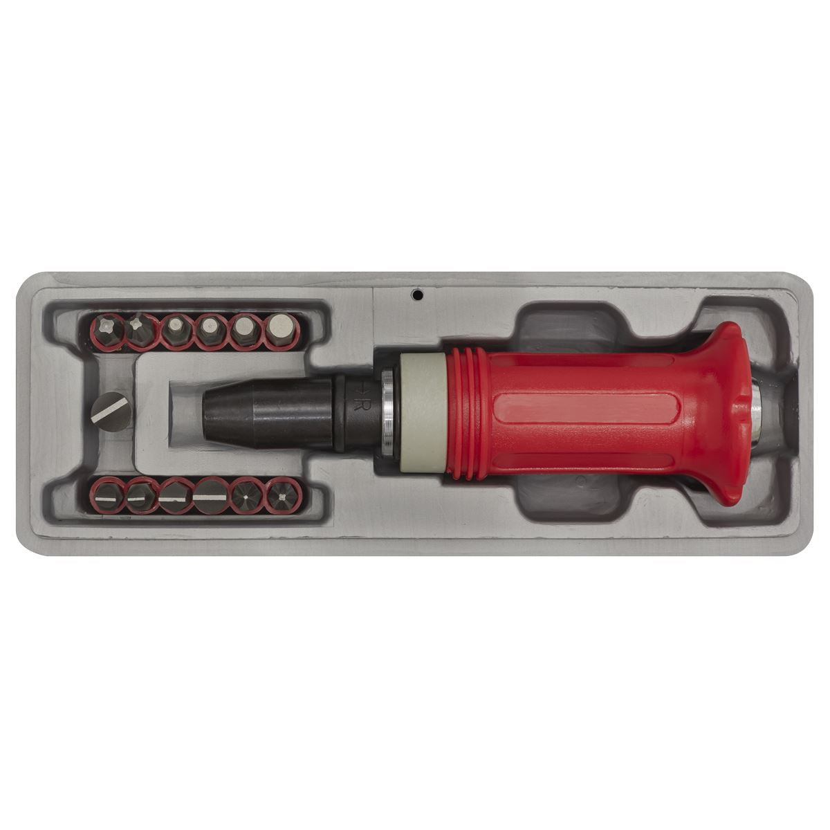 Sealey AK2081 Impact Driver Set 15pc Protection Grip Sealey