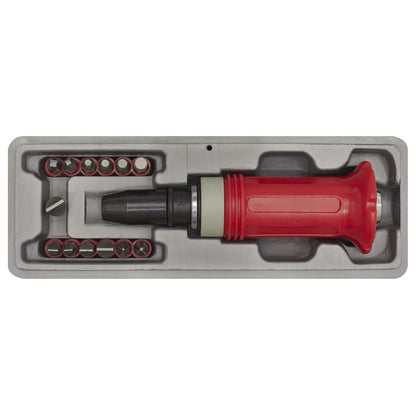 Sealey AK2081 Impact Driver Set 15pc Protection Grip Sealey