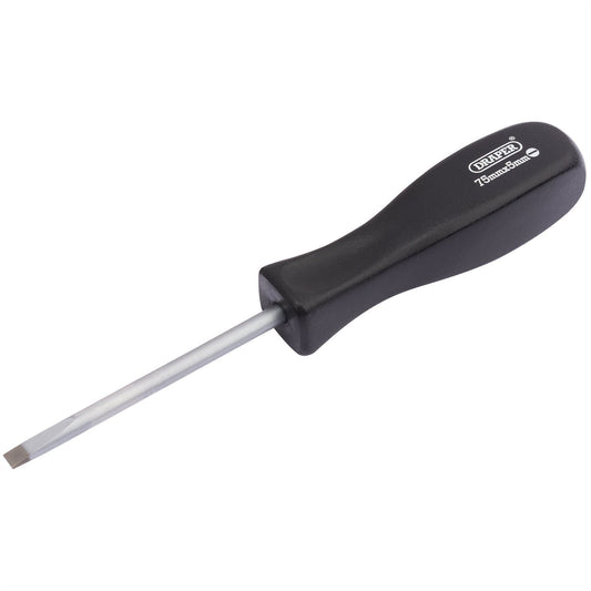 Draper 19527 Plain Slot Mechanics Screwdriver 5 x 75mm Draper