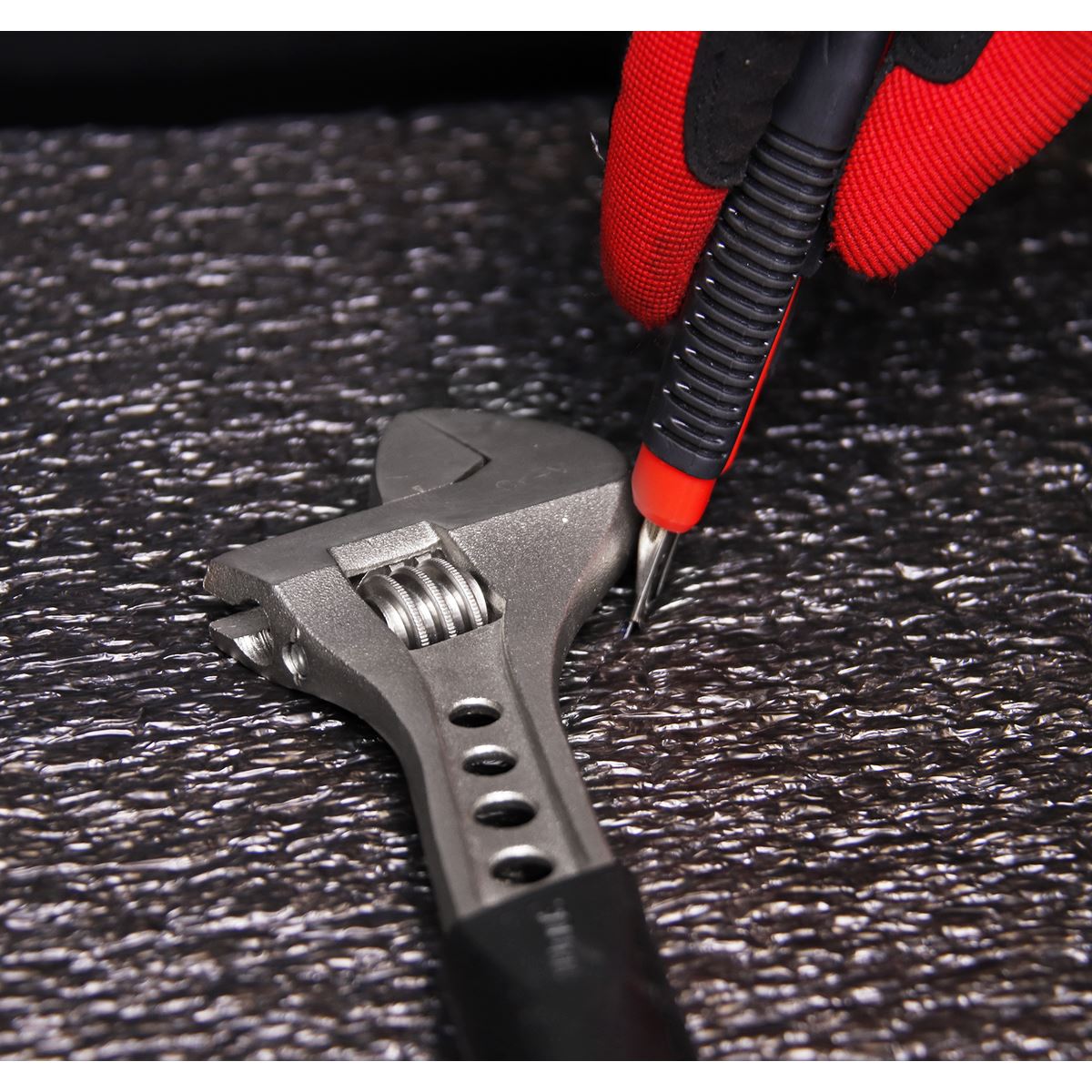 Sealey SF50R Easy Peel Shadow Foam® Red/Black 1200 x 550 x 50mm Sealey