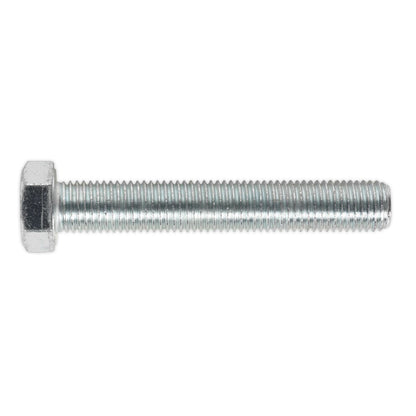 Sealey SS16100 HT Setscrew M16 x 100mm 8.8 Zinc Pack of 5 Sealey