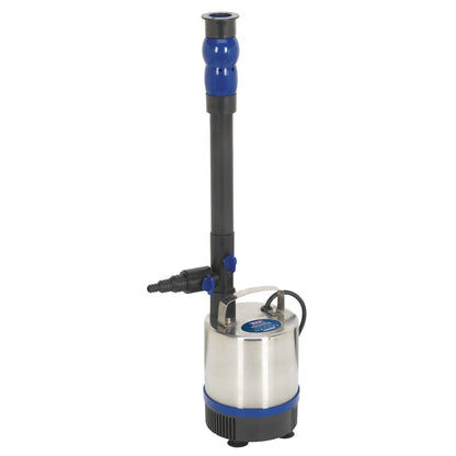 Sealey WPP3000S Submersible Pond Pump Stainless Steel 3000L/hr 230V Sealey